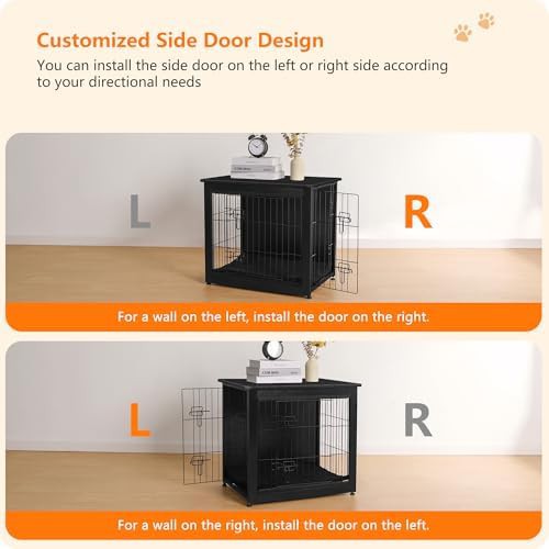 27 inch wood double door dog kennel — photo 4