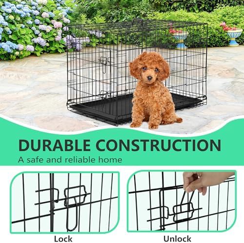 Small double door wire kennel — photo 3