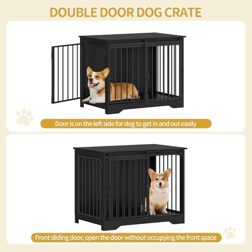 Escape proof medium dog kennel with sliding door — photo 3