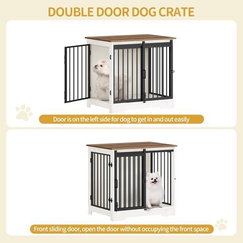 Small Dog Kennel with Sliding Barn Door — photo 4