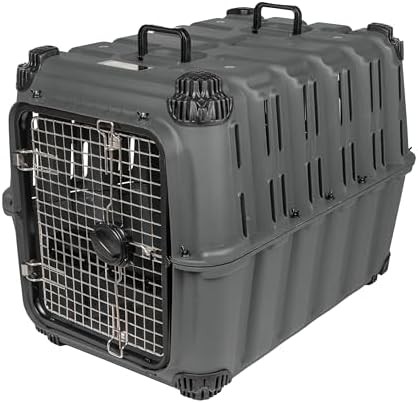 Gunmetal Gray 36 Inch Travel Kennel