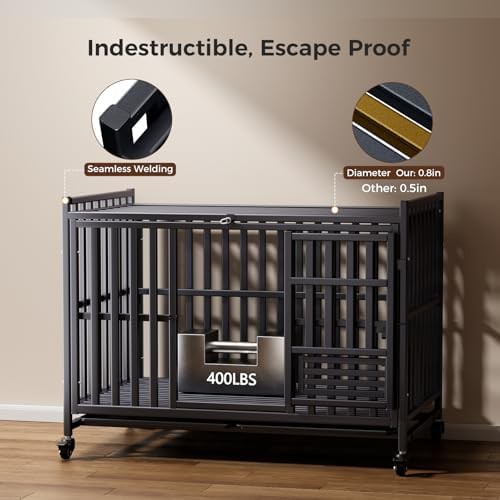 Indestructible Steel 49 Inch Large Dog Cage — photo 4