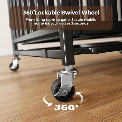Chew Proof Metal 42 Inch Dog Crate — photo 5