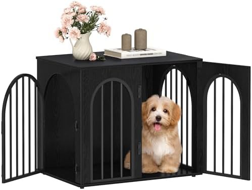 Three Door Wooden Furniture Dog Kennel