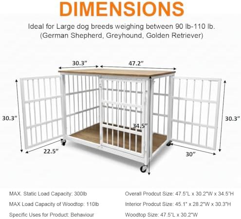 White oak furniture 48 inch crate — photo 4
