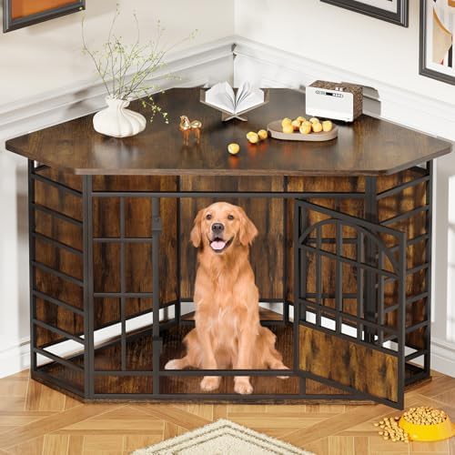 Brown Corner Furniture Style Dog Crate