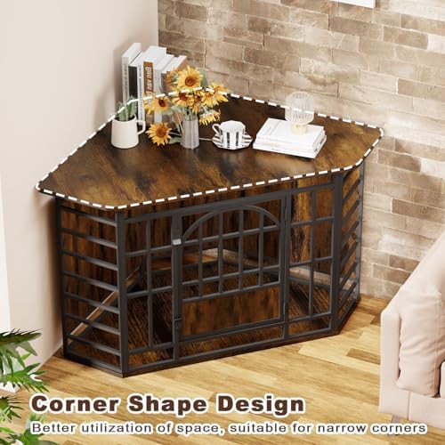 Brown Corner Furniture Style Dog Crate — photo 5