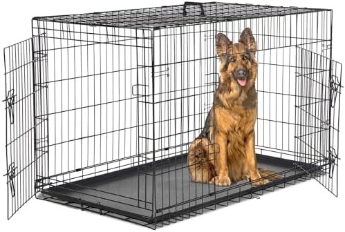 Extra large 48 inch double door pet cage