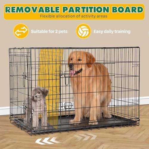 Extra large 48 inch double door pet cage — photo 4