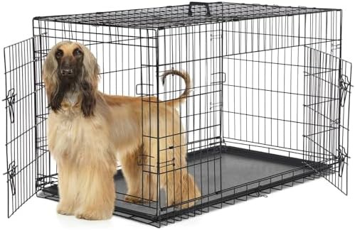 Escape proof 48 inch foldable metal cage