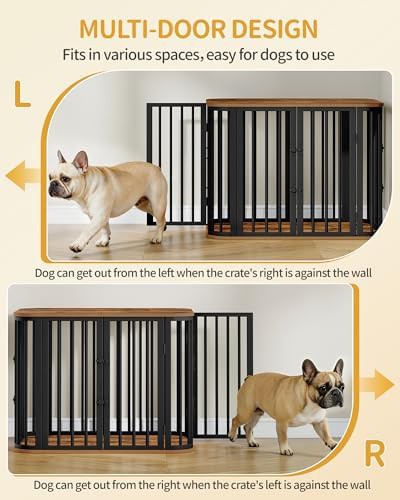 Escape proof wooden indoor dog kennel cage — photo 4