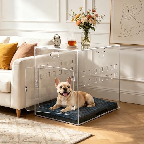 Clear acrylic modern pet kennel furniture