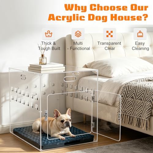 Clear acrylic modern pet kennel furniture — photo 4