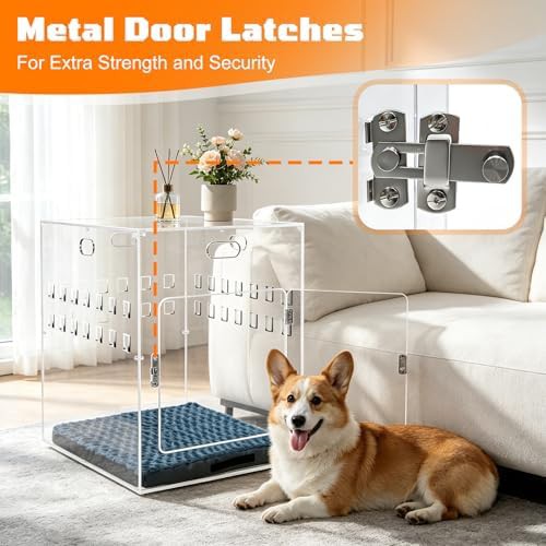 Clear acrylic modern pet kennel furniture — photo 5