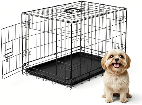30 inch collapsible wire puppy crate