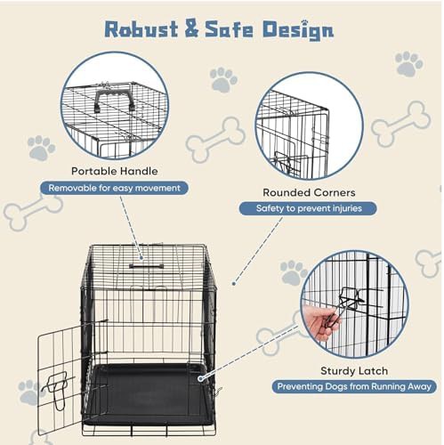 30 inch collapsible wire puppy crate — photo 3