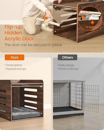 Acrylic door charging station furniture dog crate — photo 4