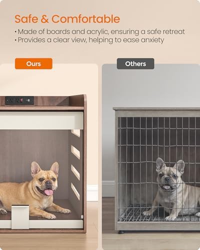 Acrylic door charging station furniture dog crate — photo 5