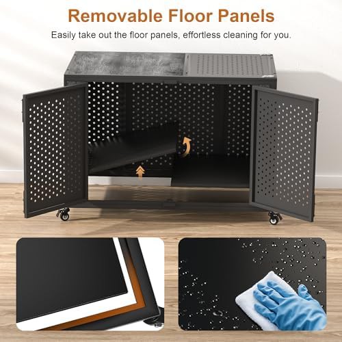 Furniture Style Heavy Duty Anxiety Crate 48 in — photo 4