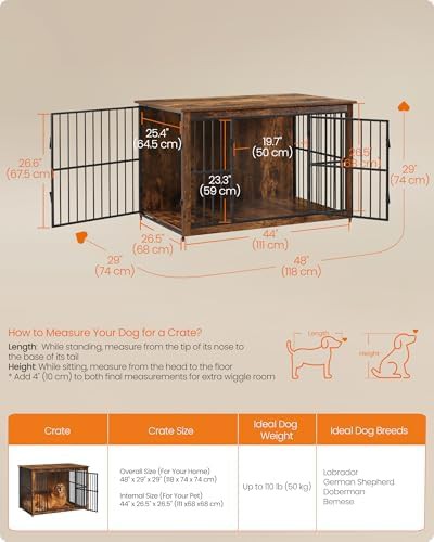 Heavy duty steel end table 48 inch crate — photo 5