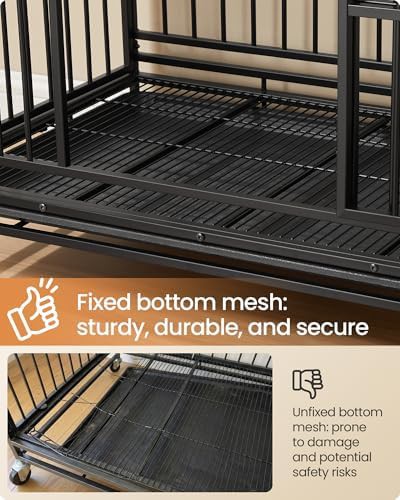 Foldable heavy duty double door dog crate — photo 4