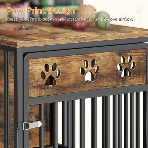Wooden dog kennel with storage and two tiers — photo 4