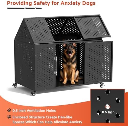 High Anxiety Large Steel Dog Crate 48 in — photo 3