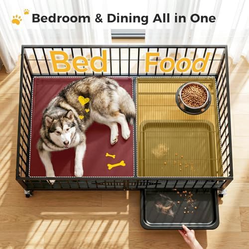 Chew proof heavy duty 48 inch dog kennel — photo 4