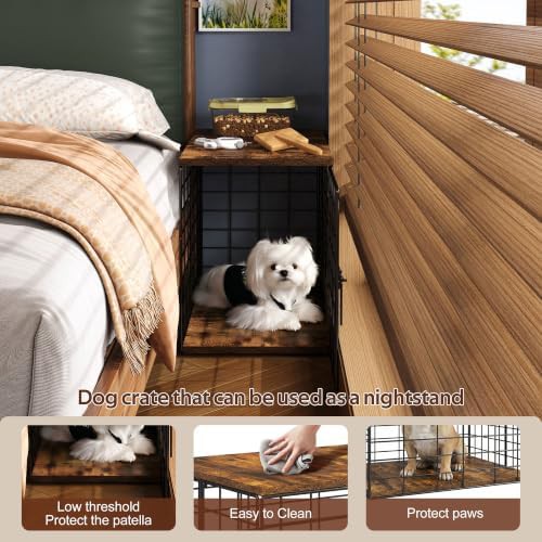 Small Furniture Kennel with Storage Top — photo 4