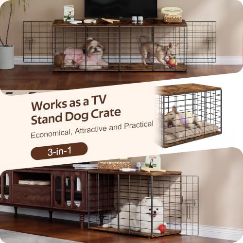 Small Furniture Kennel with Storage Top — photo 5