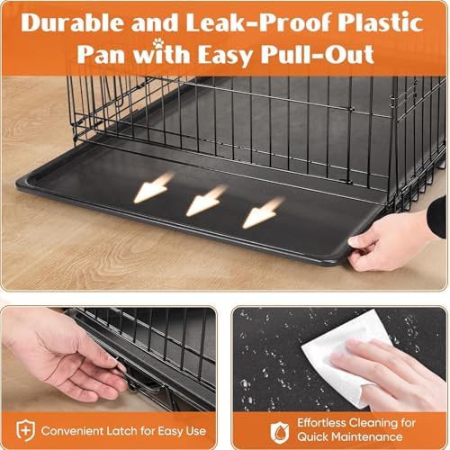 Double door small puppy cage 18 inch — photo 4