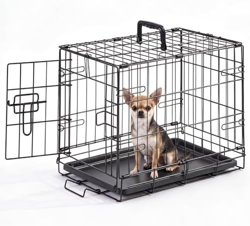 Small 18 inch foldable single door cage