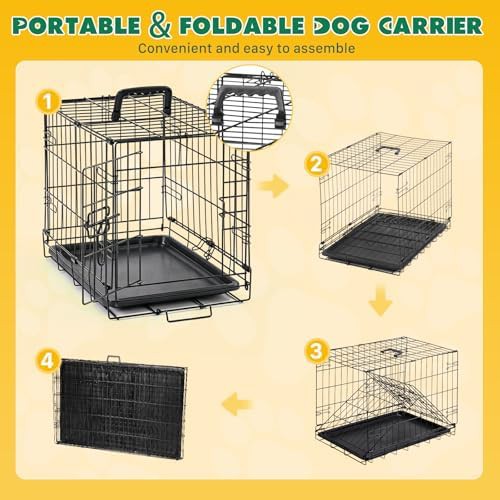 Small 18 inch foldable single door cage — photo 5