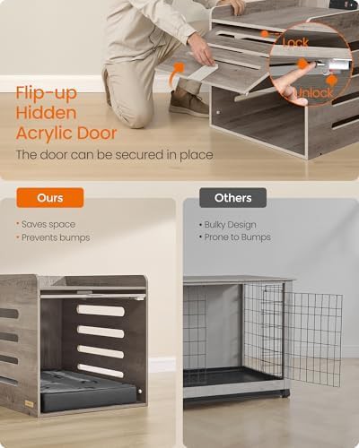 Wooden indoor charging station furniture dog kennel — photo 5