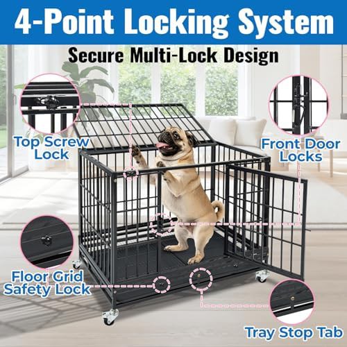 36 inch indoor stackable dog cage — photo 4