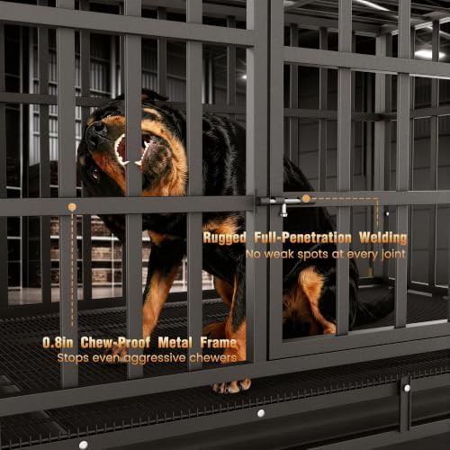 Heavy Duty Steel 48 Inch Escape Proof Crate — photo 3