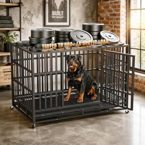 Heavy Duty Steel 48 Inch Escape Proof Crate — photo 4