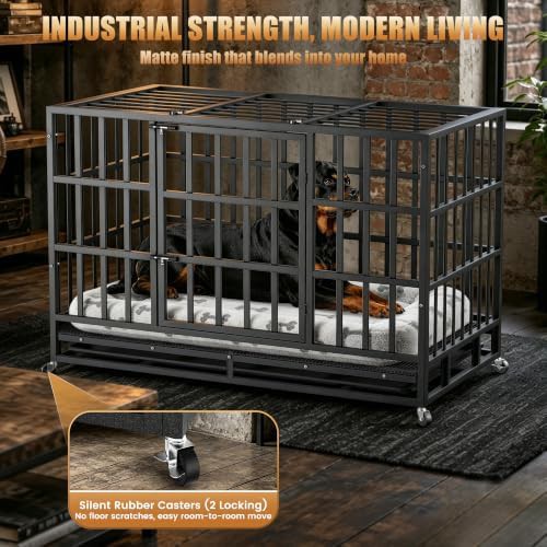 Heavy Duty Steel 48 Inch Escape Proof Crate — photo 5