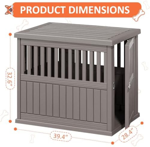 Grey Plastic Furniture Style End Table Crate — photo 5