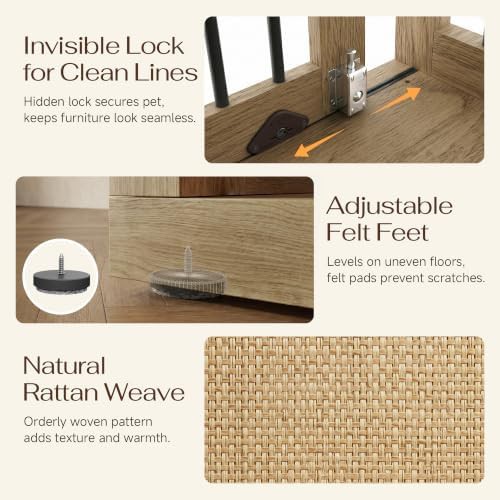 Dark Oak Sliding Barn Door Crate — photo 4