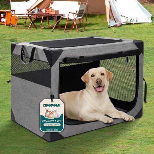 Portable soft foldable travel 30 inch dog crate