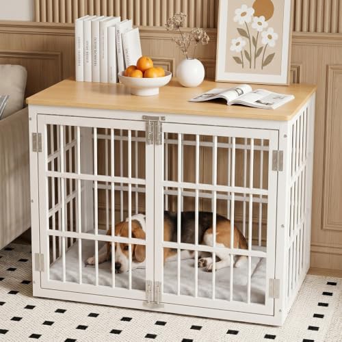 38 inch wooden indoor furniture dog kennel