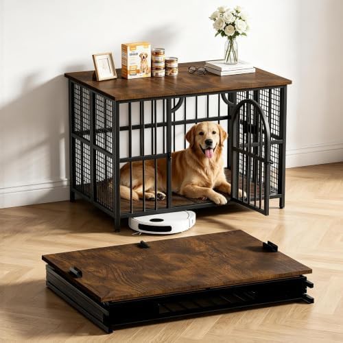 Foldable wooden crate with removable tray