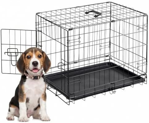 Portable Travel Metal Wire Dog Crate