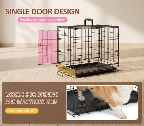 Portable Travel Metal Wire Dog Crate — photo 3