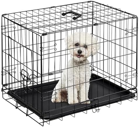 24 inch compact wire puppy kennel